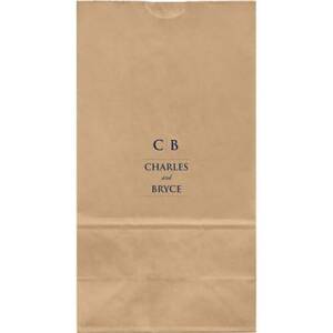 Line Monogram Large Custom Favor Bags