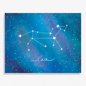 Constellation Leo Large Art Print