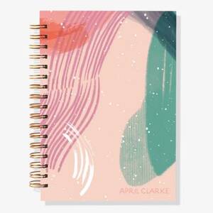 17-Month Abstract Custom Planner