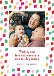 Holiday Palette Photo Card