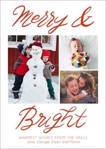 Merry & Bright Photo Card
