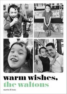Warm Wishes Multi Holiday Photo Card