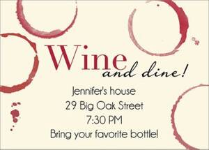 Wine & Dine Party...