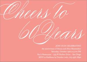 Cheers Years Party Invitation