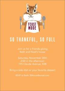 Feast Mode Party Invitation