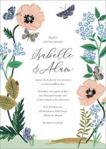 Butterfly Wedding Invitation