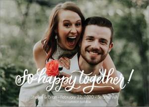 So Happy Together Save The Date