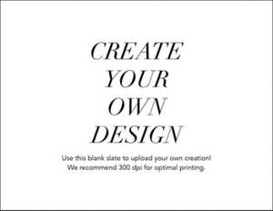 Upload Your Own A2 Horizontal Design