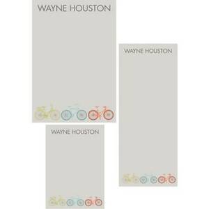 Bikes Mixed Personalized Note Pads