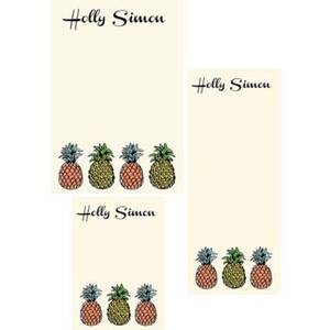 Pineapples Mixed Personalized Note Pads