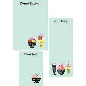 Ice Cream Mixed Personalized Note Pads