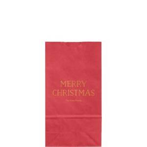 Merry Christmas Small Custom Favor Bags