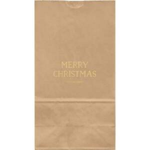 Merry Christmas Large Custom Favor Bags