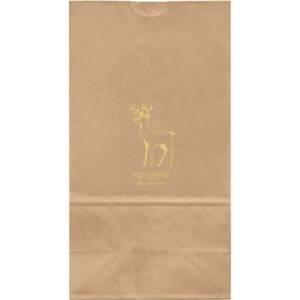 Reindeer Large Custom Favor Bags