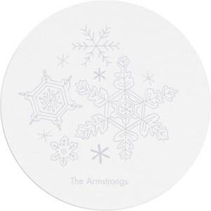 Snowflakes Custom Coasters
