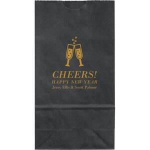 Champagne Glasses Small Custom Favor Bags