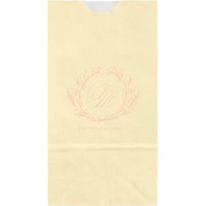Wreath Monogram Small Custom Favor Bags