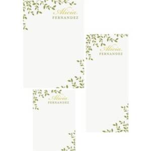 Leaves Mixed Personalized Note Pads