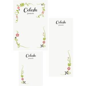 Le Jardin Mixed Personalized Note Pads