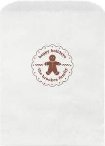Gingerbread Man Custom Wax Lined Bags
