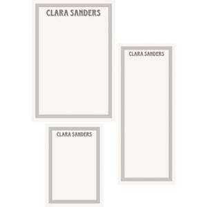 Frame Lines Mixed Personalized Note Pads