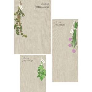 Herbs Mixed Personalized Note Pads