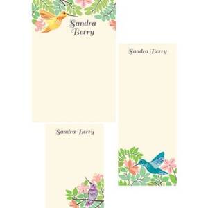Hummingbird Mixed Personalized Note Pads