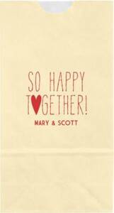 So Happy Together Small Custom Favor Bags