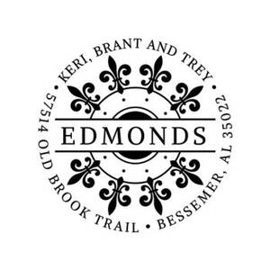 Edmonds Repeat Custom Stamp