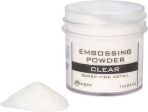 Clear Super Fine Detail Embossing Powder