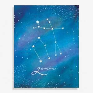Constellation Gemini Large Art Print