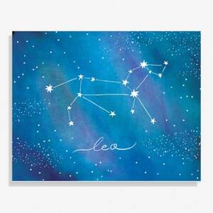 Constellation Leo Medium Art Print