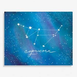 Constellation Capricorn Large Art Print