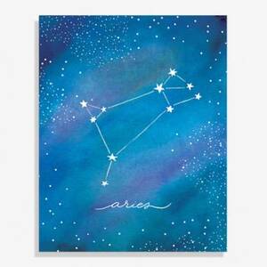 Constellation Aries Medium Art Print