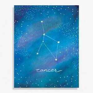 Constellation Cancer Large Art Print