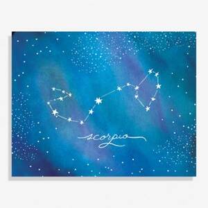 Constellation Scorpio Large Art Print