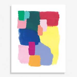 Abstract Colors Medium Art Print