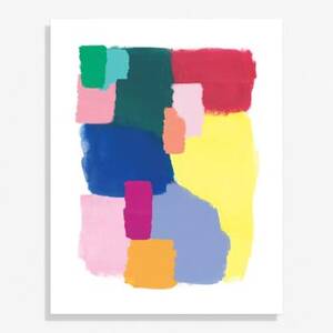 Abstract Colors Large Art Print