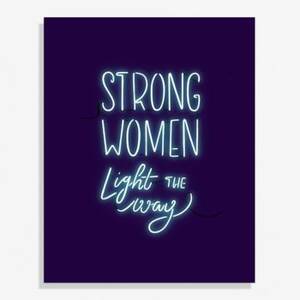 Strong Women Light the Way Medium Art Print