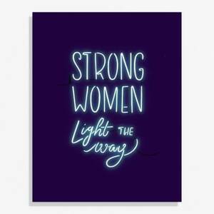 Strong Women Light the Way Large Art Print