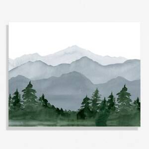 Mountain Medium Art Print