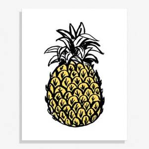 Pineapple Medium Art Print