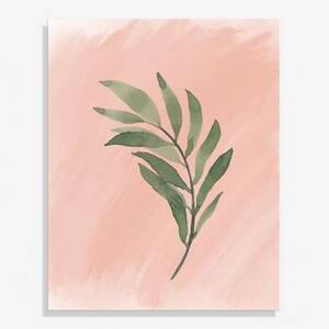 Tuscany Leaf Single Medium Art Print