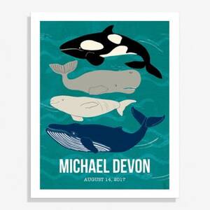Whales Medium Art Print