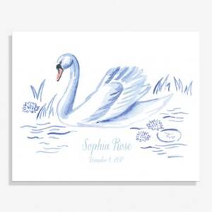 Swan Medium Art Print