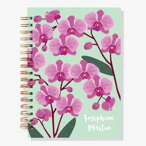 17-Month Orchid Custom Planner