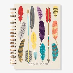 17-Month Feathers Custom Planner