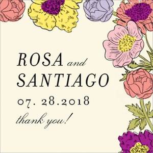 Wildflower Gift Tag Label