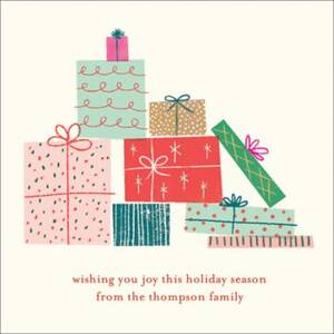 Gifts Holiday Photo Card