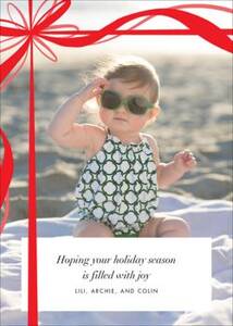 Proudly Present Holiday Photo Card